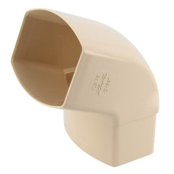 Coude OVATION® en TECHTAN®, Mâle-femelle à 67°30, pour tube ovoïde 105x76, LG38, sable