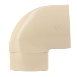 Coude OVATION® en TECHTAN®, Mâle-femelle à 90°, pour tube ovoïde 105x76, LG38, sable