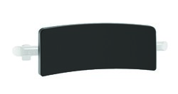 Dosseret pour WC Be-Line aluminium blanc