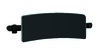 Dosseret pour WC Be-Line aluminium noir