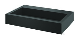 Lavabo suspendu noir AQUEDUTO