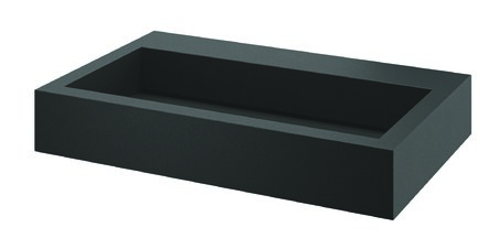 Lavabo suspendu noir AQUEDUTO
