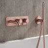 Mitigeur douche encastré mécanique ORTENCE PVD bronze cuivré, réf. 78612PBC