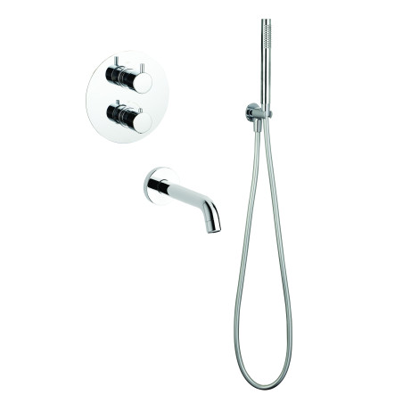 Formule bain-douche encastrée thermostatique douchette 1 jet COX / ORTENCE