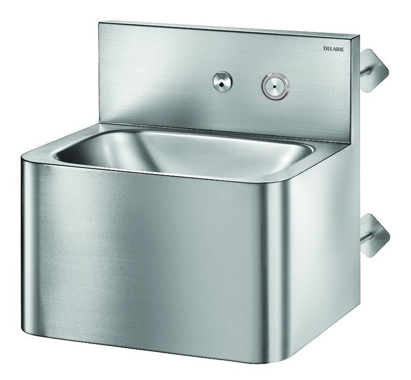 Lavabo TEK TC mural robinet intégrée Inox
