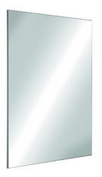 Miroir de toilette incassable - inox H. 500 mm
