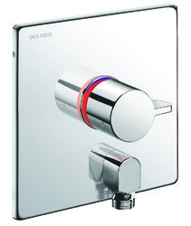 Mitigeur de douche thermostatique encastrable séquentiel avec coude