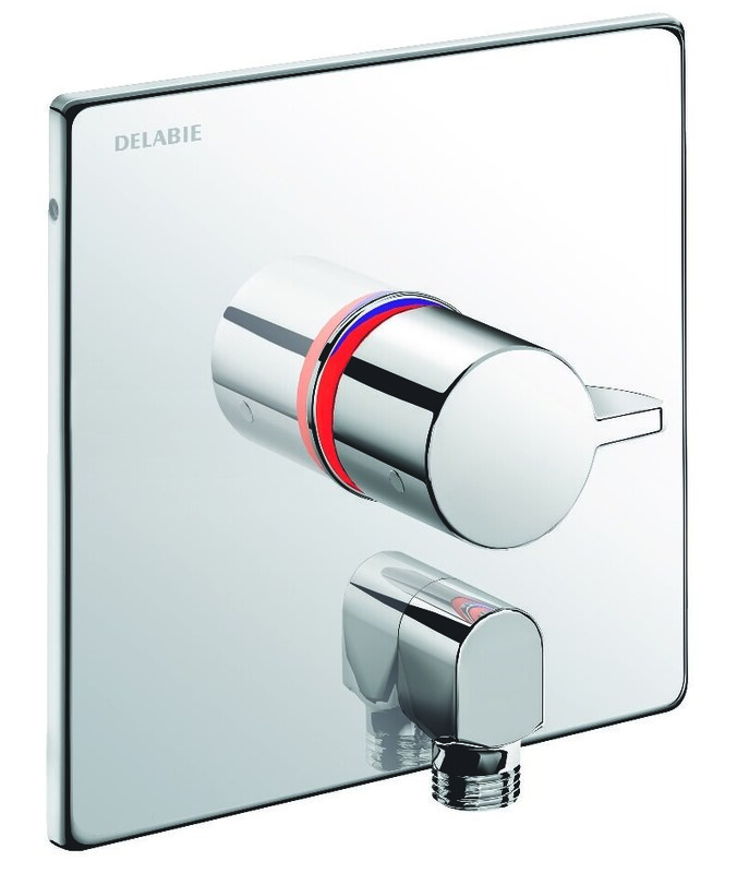 Mitigeur de douche thermostatique encastrable séquentiel avec coude