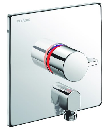 Mitigeur de douche thermostatique encastrable séquentiel avec coude