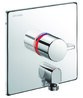 Mitigeur de douche thermostatique encastrable séquentiel avec coude