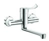 Mitigeur évier mural EP Sécurit. bec orientable, réf. 2445LEPS
