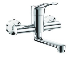Mitigeur évier mural EP Sécurit. bec orientable, réf. 2446EP