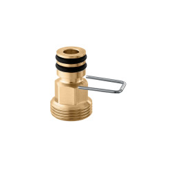 Adaptateur laiton à clipser pour dérivations Collecteur Hydronic