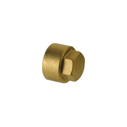 Bouchon laiton femelle portée conique 3/4"