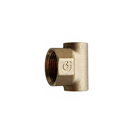 Bouchon laiton femelle avec: femelle et femelle 2 sorties 3/8" 1/2"