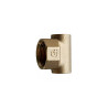 Bouchon laiton femelle avec: femelle et femelle 2 sorties 3/8" 1/2"