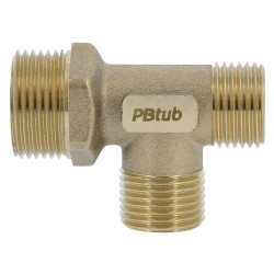 Collecteur MM 3/4" 1/2" Entraxe 47 mm Ø corps 23 mm