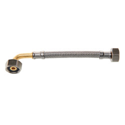 PBflex coude femelle-femelle tresse inox, série Plus (4MS et QB)