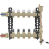 Collecteur S2 5circuits Ensemble complet en Laiton Ø 1"