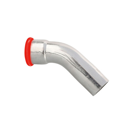 Coude à sertir FM 45°-EZ Système SERTIsteel Carbone- Empreinte M