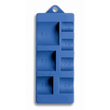 Gabarit tube EZ Système SERTIsteel Carbone- Empreinte M Ø 15 à 54 mm