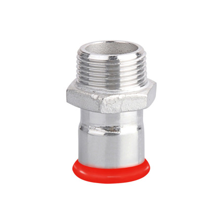 Jonction à sertir Mâle1"1/4" EZ Système SERTIsteel Carbone- Empreinte M Ø 35 mm