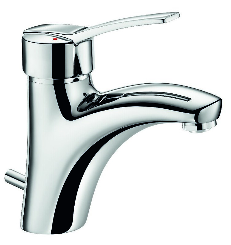 Mitigeur lavabo EP H.85 L.135 avec tirette, réf. 2520TEP