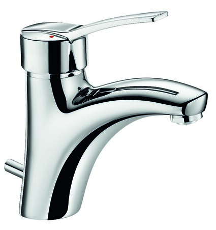 Mitigeur lavabo mécanique H.85 L.135 avec tirette, réf. 2520T