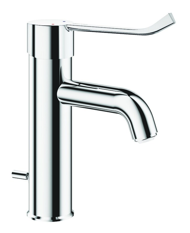 Mitigeur lavabo mécanique H.95 L.120, avec tirette