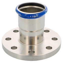 Bride Femelle à sertir Inox Système SERTIsteel Inox - Empreinte M