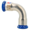 Coude à sertir FF 90° Inox Système SERTIsteel Inox - Empreinte M