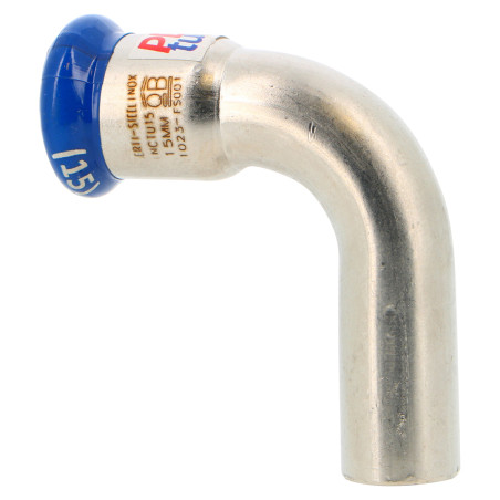Coude à sertir FM 90° Inox Système SERTIsteel Inox - Empreinte M