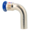Coude à sertir FM 90° Inox Système SERTIsteel Inox - Empreinte M