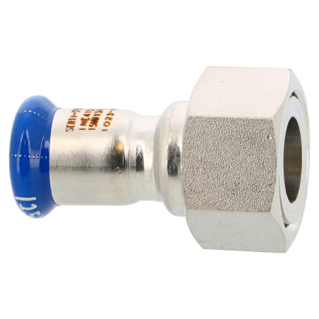 Écrou tournant à sertir femelle Inox Système SERTIsteel Inox - Empreinte M