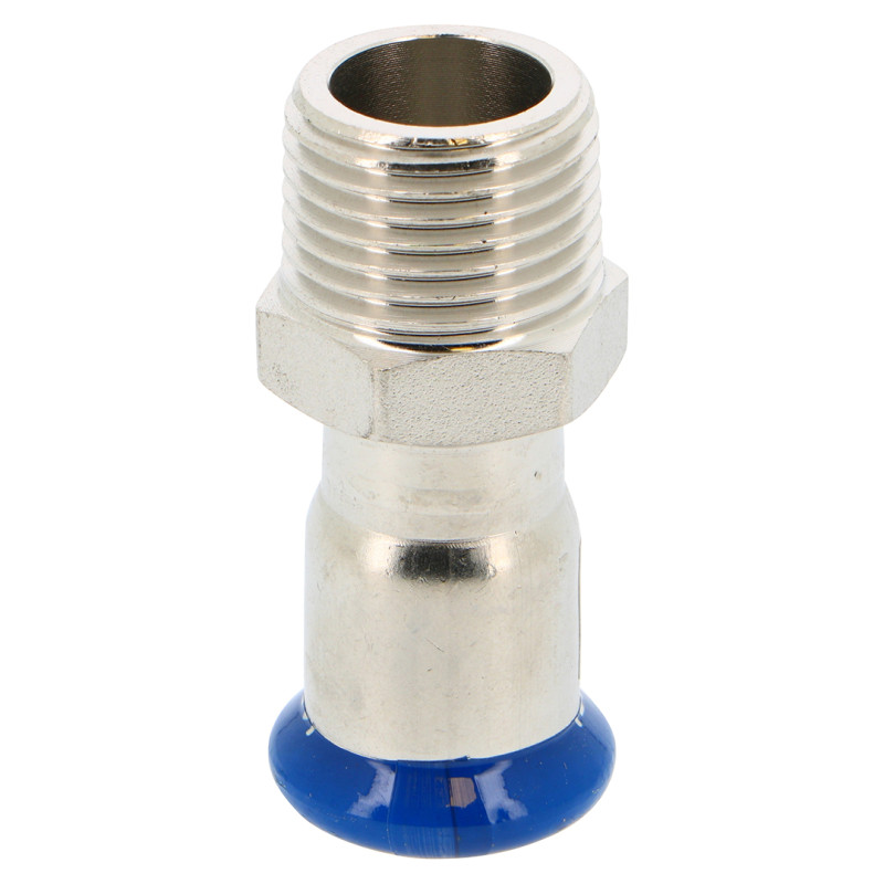 Jonction à sertir mâle Inox Système SERTIsteel Inox - Empreinte M