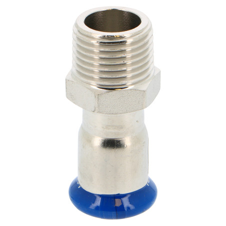 Jonction sertir mâle Inox Système SERTIsteel Inox - Empreinte M 2"1/2 - Ø 76,1 mm
