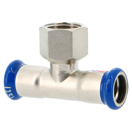 Té à sertir Femelle Inox Système SERTIsteel Inox - Empreinte M