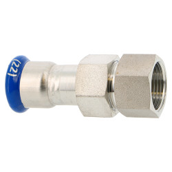 Raccord union à sertir femelle Inox Système SERTIsteel Inox - Empreinte M