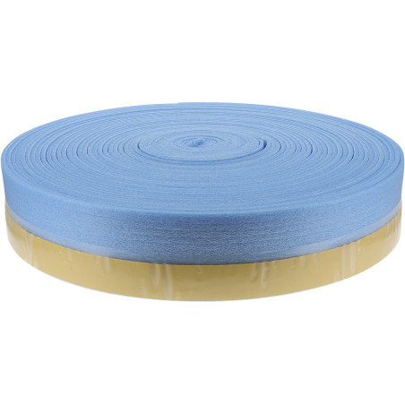 Bande Isolation Périphérique "FBA" Avec Bavette Adhésive - (bleu) 50 m - 150x8 mm