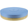 Bande Isolation Périphérique "FBA" Avec Bavette Adhésive - (bleu) 50 m - 150x8 mm