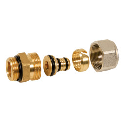 Mâle a compression pour multicouches (sachet de 2 pièces) 1/2" - 16