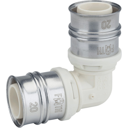 Coude 90° PPSU turatec MC à sertir empreinte F ou TH