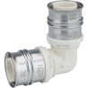 Coude 90° PPSU turatec MC à sertir empreinte F ou TH