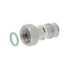 Eurocone nickelé turatec MC à sertir empreinte F ou TH 3/4"