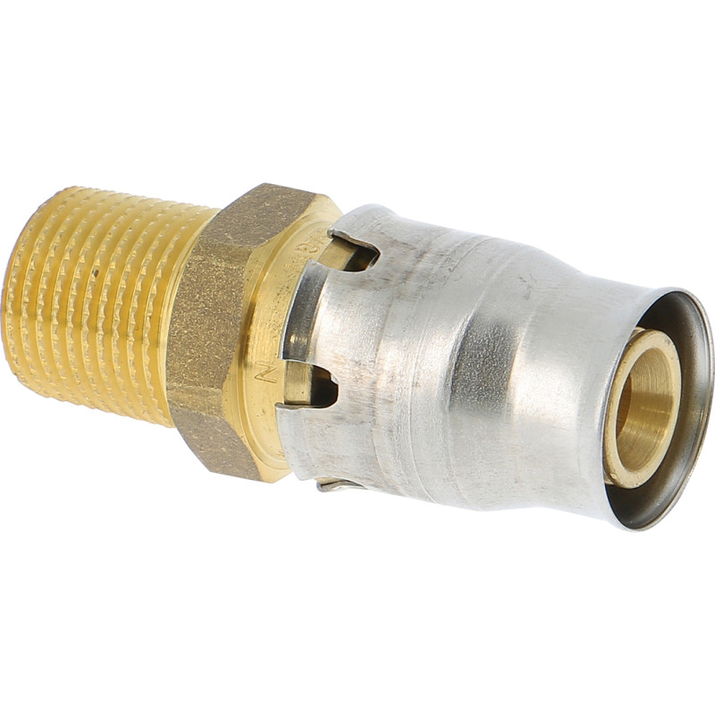 Mâle fixe laiton alpex-PLUS Push-fit pour MC turatec