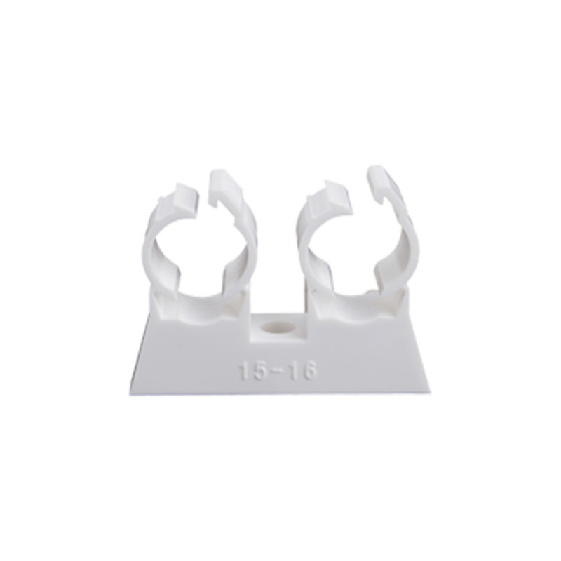 50 Colliers de fixation double pour tubes multicouches et métalliques