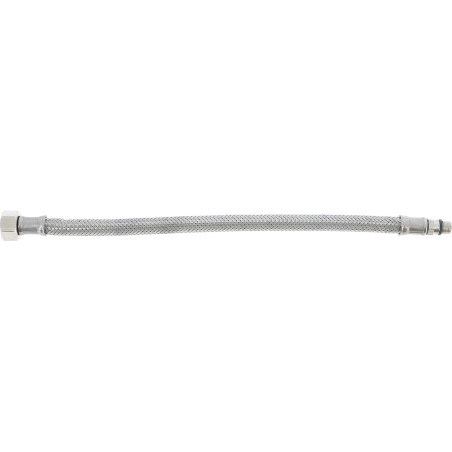 PBflex flexible MXF8 tresse inox, série Plus (4MS et QB), 300 mm, Ø passage 8 mm