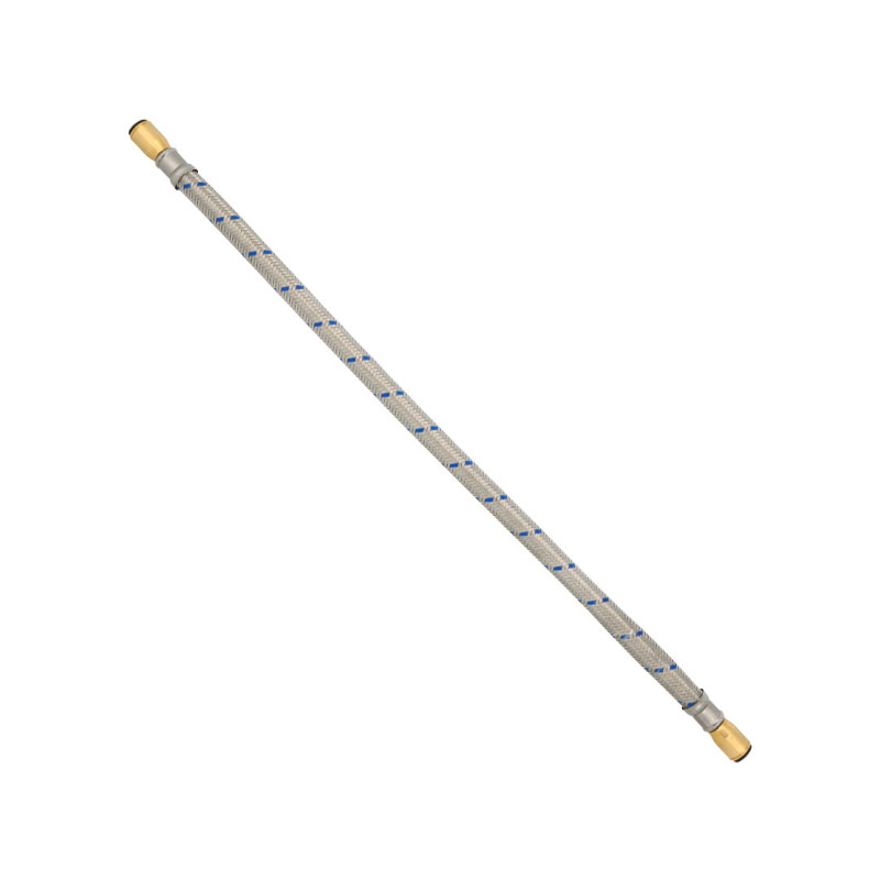 Flex ACTISTEEL tresse inox push-fit Ø 12 des deux côtés, tuyau Ø 13 mm