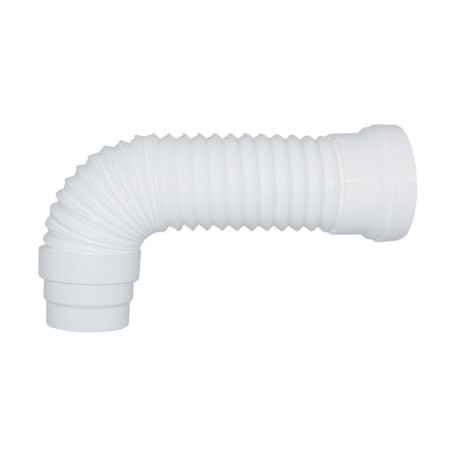 Pipe d'évacuation WC extensible à coller, 300 à 540 mm