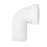 Pipe WC rigide coudée, sortie cuvette Ø 85 à 107 mm, raccord mâle à coller